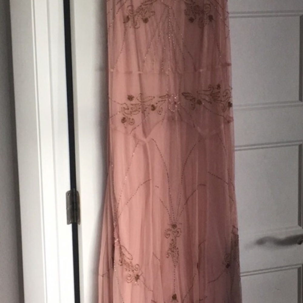 Floor length cocktail dress